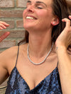 Timeless Silver Pearl Necklace
