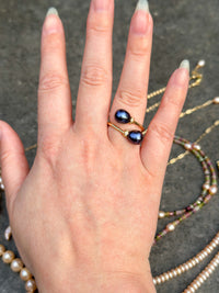 Double Pearl Ring XL