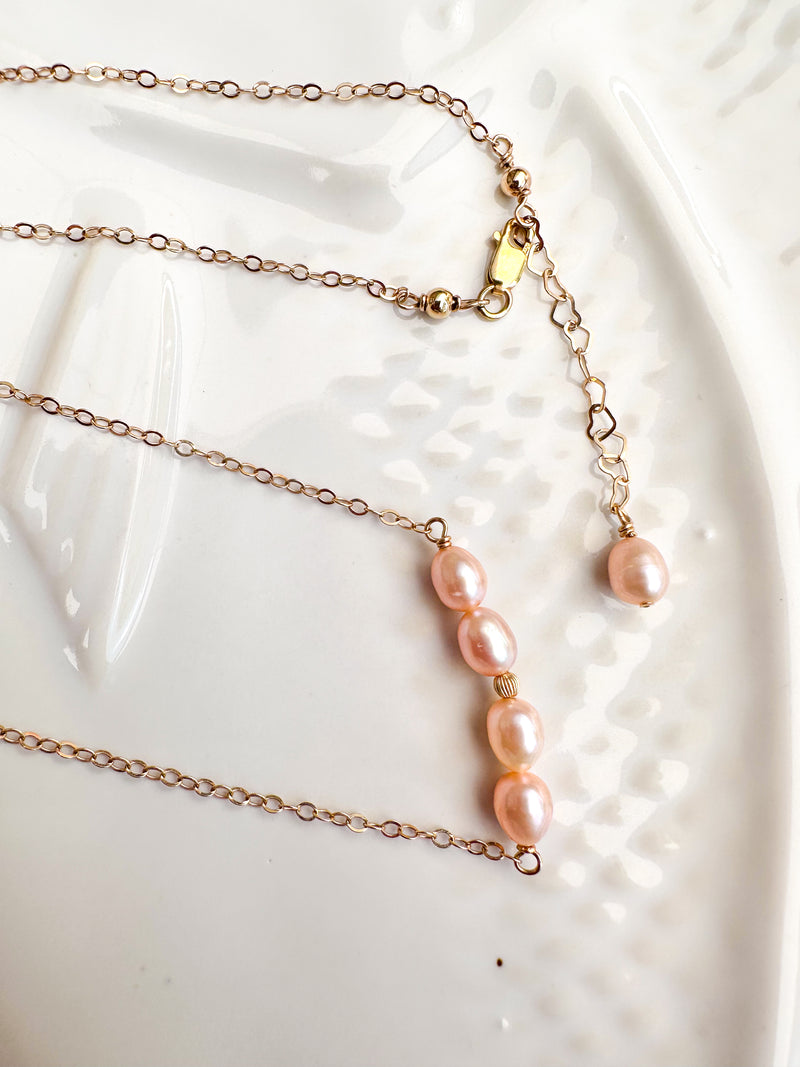 Pearl Bar Necklace
