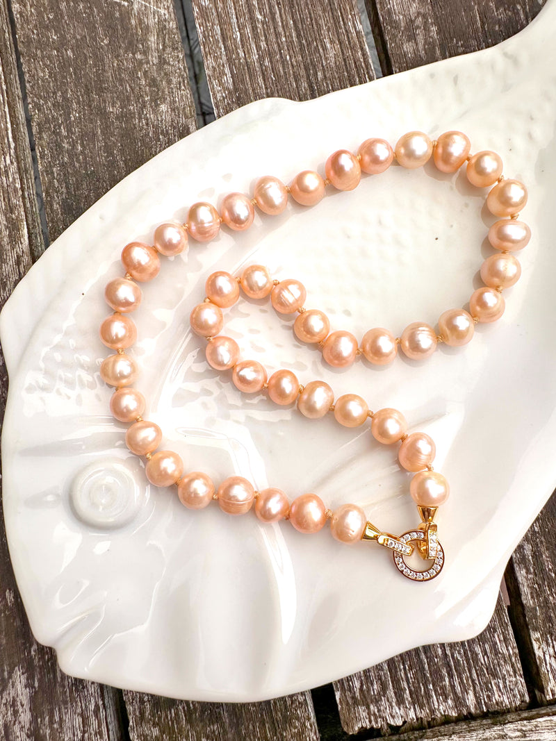 Timeless Champagne Pink Necklace