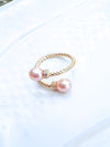 Double Pearl Ring
