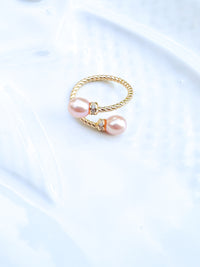 Double Pearl Ring