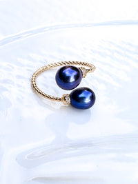 Double Pearl Ring XL