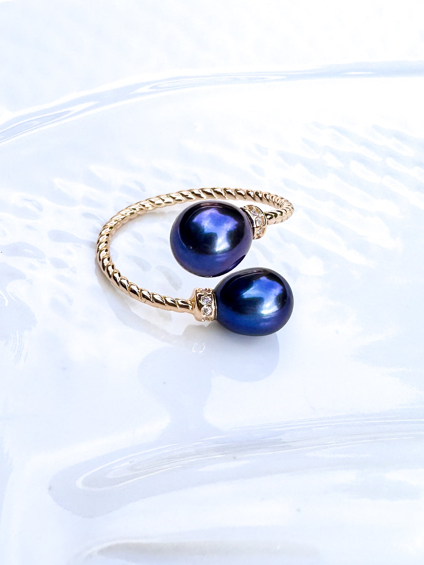 Double Pearl Ring XL